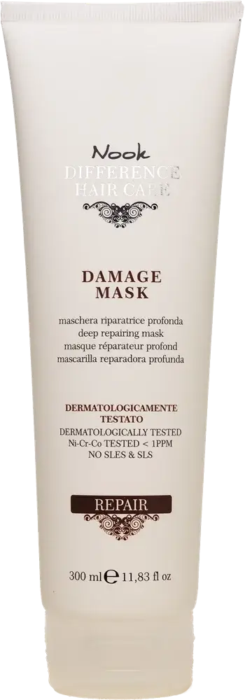 Nook DIFFERENCE HAIR CARE REPAIR, Маска для глубокого восстановления волос Ph 4,7, DAMAGE MASK deep repairing mask