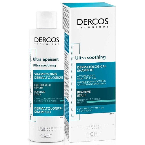 Товар VICHY DERCOS Technique Успокаивающий шампунь без сульфатов для нормальных и жирных волос для чувствительной кожи головы, Виши Деркос Шампунь Товар VICHY DERCOS Technique Успокаивающий шампунь без сульфатов для нормальных и жирных волос для чувствительной кожи головы, Виши Деркос Шампунь