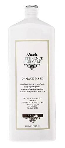 Nook DIFFERENCE HAIR CARE REPAIR, Маска для глубокого восстановления волос Ph 4,7, DAMAGE MASK deep repairing mask Nook DIFFERENCE HAIR CARE REPAIR, Маска для глубокого восстановления волос Ph 4,7, DAMAGE MASK deep repairing mask