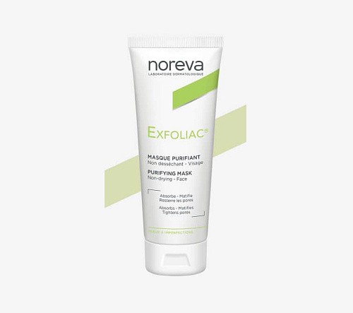 Товар Noreva Exfoliac Маска очищающая поры для жирной кожи матирующая поросуживающая Норева Эксфолиак, Masque Purifiant Маски Товар Noreva Exfoliac Маска очищающая поры для жирной кожи матирующая поросуживающая Норева Эксфолиак, Masque Purifiant Маски
