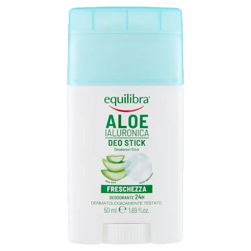 EQUILIBRA Aloe Гиалуроновый дезодорант стик АЛОЭ без спирта от запаха EQUILIBRA Aloe Гиалуроновый дезодорант стик АЛОЭ без спирта от запаха