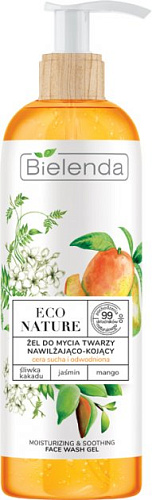 Товар Bielenda Eco Nature Очищающий гель для лица Увлажняющий Успокаивающий Для умывания и снятия макияжа Товар Bielenda Eco Nature Очищающий гель для лица Увлажняющий Успокаивающий Для умывания и снятия макияжа