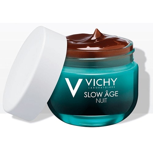 Восстанавливающий ночной крем и маска для интенсивной оксигенации кожи SLOW AGE VICHY