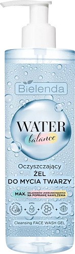Товар BIELENDA WATER BALANCE Очищающий гель для умывания лица Для умывания и снятия макияжа Товар BIELENDA WATER BALANCE Очищающий гель для умывания лица Для умывания и снятия макияжа