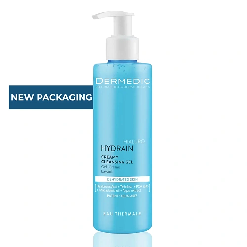 Товар Dermedic HYDRAIN3 HIALURO очищающий крем-гель для умывания, Кремовый гель Для умывания и снятия макияжа Товар Dermedic HYDRAIN3 HIALURO очищающий крем-гель для умывания, Кремовый гель Для умывания и снятия макияжа
