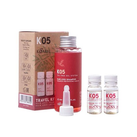 Набор K05 Kaaral Travel Kit против выпадения волос Каарал Набор K05 Kaaral Travel Kit против выпадения волос Каарал