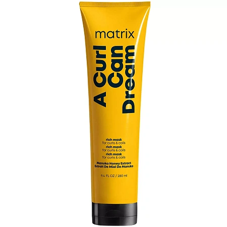 Товар Matrix Total Results A Curl Can Dream Маска с медом манука для увлажнения кудрявых и вьющихся волос Матрикс Маски Товар Matrix Total Results A Curl Can Dream Маска с медом манука для увлажнения кудрявых и вьющихся волос Матрикс Маски
