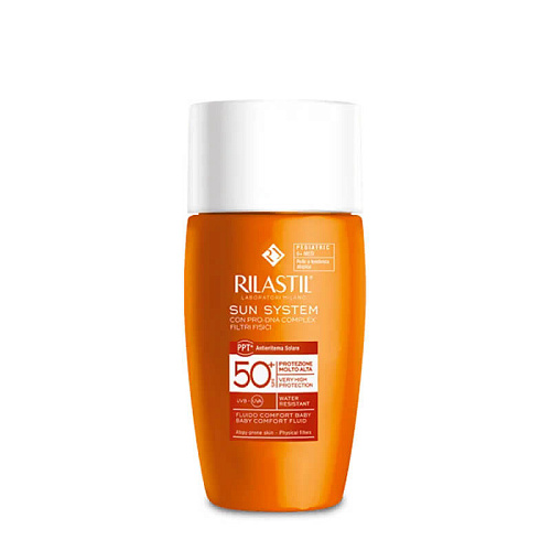 Rilastil SPF 50 PEDIATRIC Флюид Риластил солнцезащитный для ухода за кожей младенцев и детей с pro-DNA complex SUN SYSTEM PEDIATRIC PPT BABY Rilastil SPF 50 PEDIATRIC Флюид Риластил солнцезащитный для ухода за кожей младенцев и детей с pro-DNA complex SUN SYSTEM PEDIATRIC PPT BABY