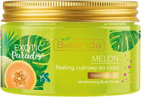 Body Scrub Сахарный скраб для тела увлажняющий Дыня Bielenda Exotic Paradise Body Scrub Сахарный скраб для тела увлажняющий Дыня Bielenda Exotic Paradise
