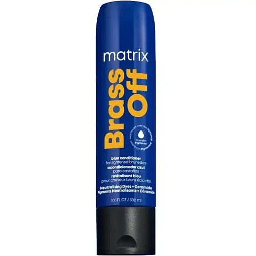 Товар Matrix Total Results Brass Off. Синий оттеночный кондиционер холодный блонд для нейтрализации темного блонда, Матрикс Бальзам Товар Matrix Total Results Brass Off. Синий оттеночный кондиционер холодный блонд для нейтрализации темного блонда, Матрикс Бальзам