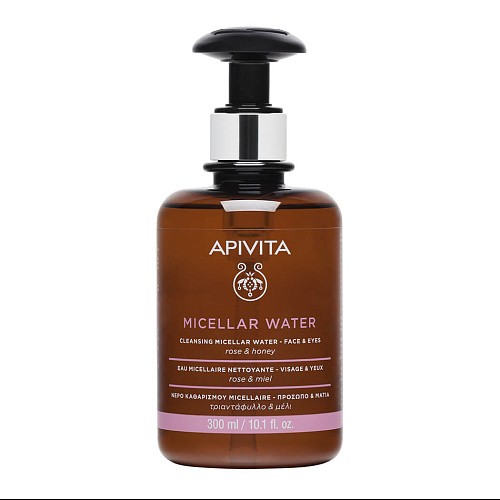 Товар Мицеллярная вода очищающая для лица и глаз APIVITA Cleansing Micellar Water Для умывания и снятия макияжа Товар Мицеллярная вода очищающая для лица и глаз APIVITA Cleansing Micellar Water Для умывания и снятия макияжа