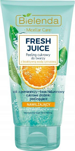 Товар Fresh Juice Сахарный скраб пилинг Увлажняющий для лица Апельсин Bielenda Пилинги Товар Fresh Juice Сахарный скраб пилинг Увлажняющий для лица Апельсин Bielenda Пилинги
