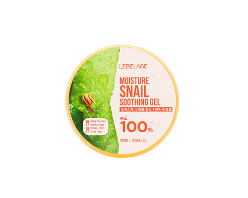 Универсальный увлажняющий и успокаивающий гель Улитка LEBELAGE MOISTURE 100% SNAIL SOOTHING GEL Универсальный увлажняющий и успокаивающий гель Улитка LEBELAGE MOISTURE 100% SNAIL SOOTHING GEL