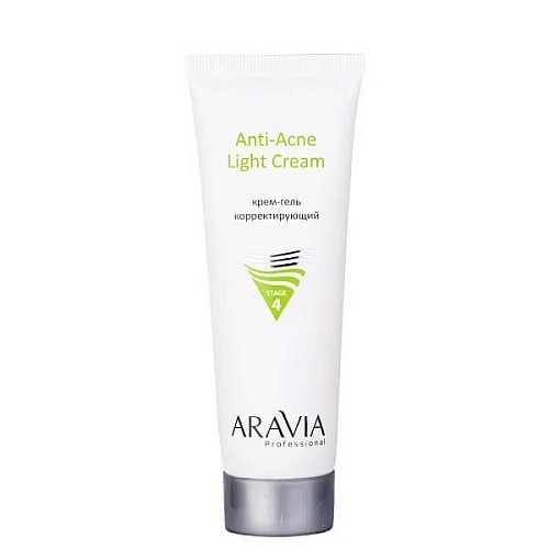 Товар ARAVIA Professional Крем-гель корректирующий для жирной и проблемной кожи Anti-Acne Light Cream Кремы Товар ARAVIA Professional Крем-гель корректирующий для жирной и проблемной кожи Anti-Acne Light Cream Кремы