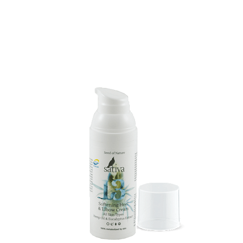 Sativa Крем смягчающий от трещин для пяток ног и локтей 13 Сатива, с маслом Конопли и Эвкалиптом Sativa Крем смягчающий от трещин для пяток ног и локтей 13 Сатива, с маслом Конопли и Эвкалиптом