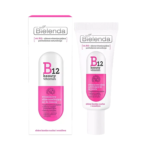 Товар Глубоко увлажняющий крем-гель для лица Bielenda B 12 Beauty Vitamin Кремы Товар Глубоко увлажняющий крем-гель для лица Bielenda B 12 Beauty Vitamin Кремы