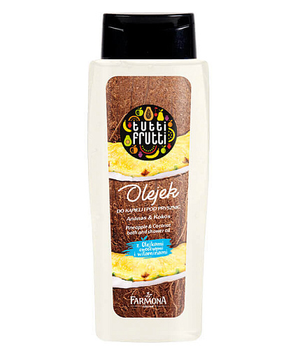 Гель для душа с маслами Кокос Ананас Tutti Frutti Farmona Гель для душа с маслами Кокос Ананас Tutti Frutti Farmona