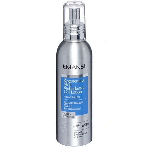 Emansi Восстанавливающий лосьон c Aloe barbadensis gel для сухой и чувствительной кожи лица +APh-System Emansi Восстанавливающий лосьон c Aloe barbadensis gel для сухой и чувствительной кожи лица +APh-System