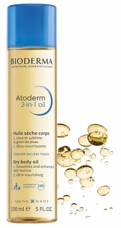 Bioderma Atoderm Сухое масло для тела 2 в 1 Bioderma Atoderm Сухое масло для тела 2 в 1