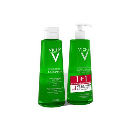 VICHY NORMADERM Набор Лосьон очищающий и сужающий поры + Фитосолюшн очищающий гель в ПОДАРОК VICHY NORMADERM Набор Лосьон очищающий и сужающий поры + Фитосолюшн очищающий гель в ПОДАРОК