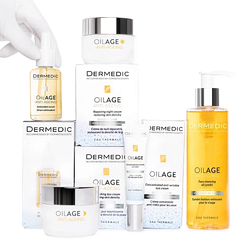 Товар Ночной питательный крем, восстанавливающий плотность кожи Dermedic OILAGE Anti-Ageing Кремы Товар Ночной питательный крем, восстанавливающий плотность кожи Dermedic OILAGE Anti-Ageing Кремы