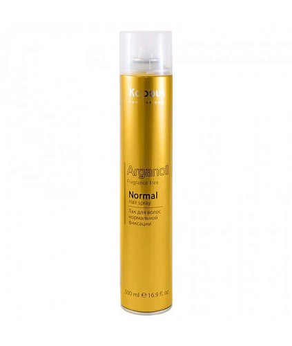 Лак с маслом арганы Arganoi аэрозольный нормальной фиксации Kapous Лак с маслом арганы Arganoi аэрозольный нормальной фиксации Kapous