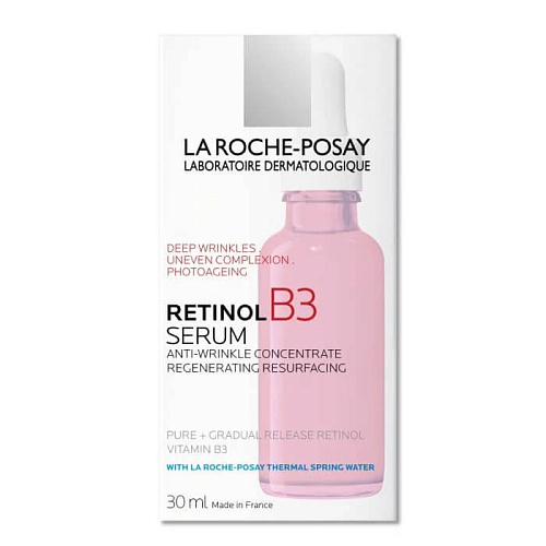 La Roche-Posay Retinol B3 Сыворотка от глубоких морщин, для выравнивания цвета и текстуры кожи 
