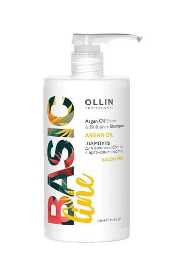 Товар OLLIN Professional Basic Line Шампунь Блеск и сияние волос Оллин с аргановым маслом Шампунь Товар OLLIN Professional Basic Line Шампунь Блеск и сияние волос Оллин с аргановым маслом Шампунь