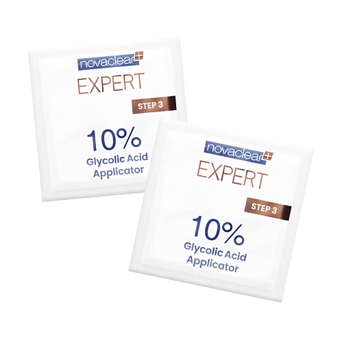 Товар NovaClear Expert Салфетка аппликатор 10% гликолевой кислоты GLYCOLIC ACID APPLICATOR Пилинги Товар NovaClear Expert Салфетка аппликатор 10% гликолевой кислоты GLYCOLIC ACID APPLICATOR Пилинги