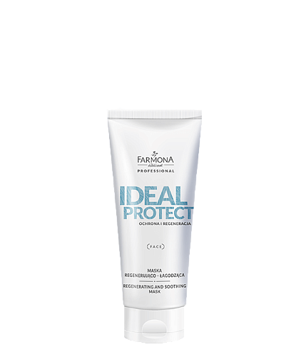 Товар Успокаивающая Регенерирующая маска для раздраженной кожи лица от покраснений Farmona Professional Ideal Protect Regenerating Soothing Mask Маски Товар Успокаивающая Регенерирующая маска для раздраженной кожи лица от покраснений Farmona Professional Ideal Protect Regenerating Soothing Mask Маски