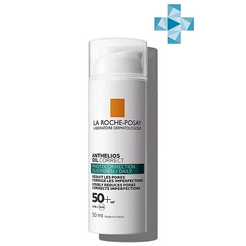 Товар La Roche-Posay Anthelios SPF 50 PPD Крем для жирной проблемной кожи с акне солнцезащитный Ля Рош Позе Антгелиос Oil Correct Кремы Товар La Roche-Posay Anthelios SPF 50 PPD Крем для жирной проблемной кожи с акне солнцезащитный Ля Рош Позе Антгелиос Oil Correct Кремы