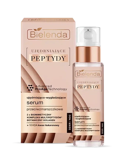 Товар FIRMING PEPTIDES Сыворотка для зрелой кожи от морщин с пептидами укрепляющая и разглаживающая на день ночь Bielenda Сыворотки Товар FIRMING PEPTIDES Сыворотка для зрелой кожи от морщин с пептидами укрепляющая и разглаживающая на день ночь Bielenda Сыворотки