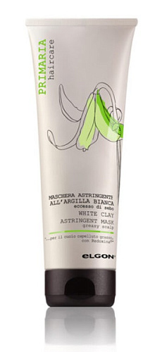 Товар Маска себорегулирующая с белой глиной для жирной кожи головы и волос Очищающая Primaria Elgon WHITE CLAY ASTRINGENT MASK Маски Товар Маска себорегулирующая с белой глиной для жирной кожи головы и волос Очищающая Primaria Elgon WHITE CLAY ASTRINGENT MASK Маски