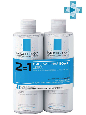 La Roche-Posay Ultra Вода мицеллярная для чувствительной кожи, Дуопак La Roche-Posay Ultra Вода мицеллярная для чувствительной кожи, Дуопак