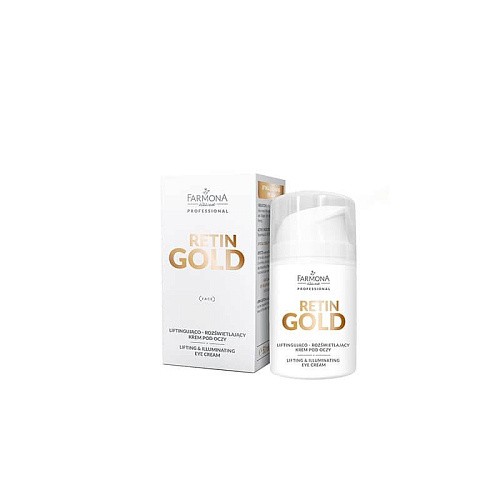 Товар Подтягивающий Лифтинг-крем для кожи вокруг глаз Farmona Professional Retin Gold Для контура глаз Товар Подтягивающий Лифтинг-крем для кожи вокруг глаз Farmona Professional Retin Gold Для контура глаз