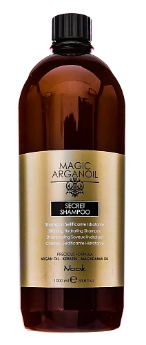 Nook Шампунь увлажняющий для сухих и ослабленных волос Магия Арганы, MAGIC ARGANOIL SECRET SHAMPOO silkifying hydrating shampoo Nook Шампунь увлажняющий для сухих и ослабленных волос Магия Арганы, MAGIC ARGANOIL SECRET SHAMPOO silkifying hydrating shampoo