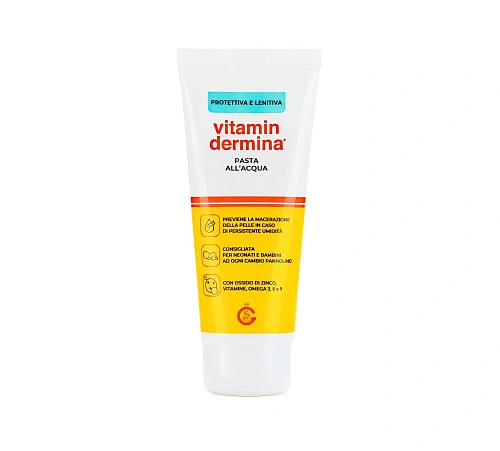 Товар Крем-паста на водной основе от опрелости, зуда и покраснений для младенцев, детей и взрослых, Vitamin Dermina Товар Крем-паста на водной основе от опрелости, зуда и покраснений для младенцев, детей и взрослых, Vitamin Dermina