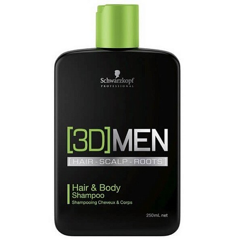 Шампунь для волос и тела 3D Men Hair & Body Shampoo Schwarzkopf Шампунь для волос и тела 3D Men Hair & Body Shampoo Schwarzkopf
