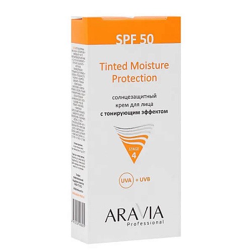 Товар ARAVIA Professional Cолнцезащитный крем для лица Аравиа с тонирующим эффектом SPF-50 TINTED MOISTURE PROTECTION Кремы Товар ARAVIA Professional Cолнцезащитный крем для лица Аравиа с тонирующим эффектом SPF-50 TINTED MOISTURE PROTECTION Кремы