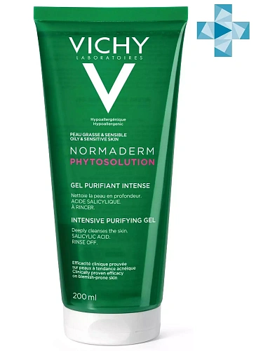 Phytosolution Гель очищающий для умывания Фитосолюшн VICHY NORMADERM Phytosolution Гель очищающий для умывания Фитосолюшн VICHY NORMADERM