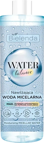 Товар WATER BALANCE Увлажняющая мицеллярная вода Bielenda Для умывания и снятия макияжа Товар WATER BALANCE Увлажняющая мицеллярная вода Bielenda Для умывания и снятия макияжа