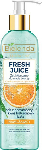 Товар Гель для умывания Увлажняющий Апельсин Bielenda Fresh Juice Для умывания и снятия макияжа Товар Гель для умывания Увлажняющий Апельсин Bielenda Fresh Juice Для умывания и снятия макияжа