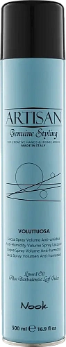Товар Лак для волос сильной фиксации защита от влаги, NOOK ARTISAN VOLUTTUOSA Anti-Humidity Volume Spray Lacquer Товар Лак для волос сильной фиксации защита от влаги, NOOK ARTISAN VOLUTTUOSA Anti-Humidity Volume Spray Lacquer