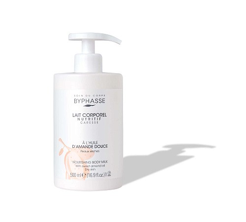 BYPHASSE Питательное молочко для тела для сухой кожи со сладким миндалем BYPHASSE Питательное молочко для тела для сухой кожи со сладким миндалем