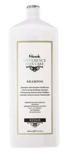 Nook Difference Hair Care Repair, Шампунь реструктурирующий укрепляющий, Restructuring Fortifying Shampoo Nook Difference Hair Care Repair, Шампунь реструктурирующий укрепляющий, Restructuring Fortifying Shampoo