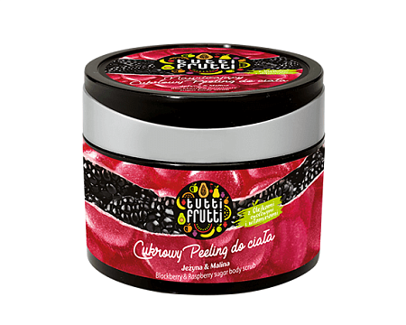 Сахарный скраб для тела ежевика и малина Tutti Frutti Farmona Сахарный скраб для тела ежевика и малина Tutti Frutti Farmona