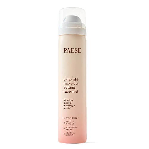 Товар PAESE Фиксирующий спрей для макияжа, серум-мист ULTRA-LIGHT Make-Up Setting Mist Макияж Товар PAESE Фиксирующий спрей для макияжа, серум-мист ULTRA-LIGHT Make-Up Setting Mist Макияж