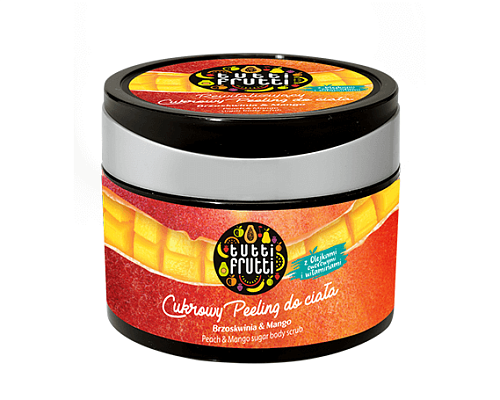 Сахарный скраб для тела Персик Манго Peach Mango Tutti Frutti Farmona Сахарный скраб для тела Персик Манго Peach Mango Tutti Frutti Farmona