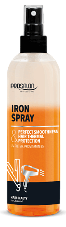 Товар Спрей термозащитный для волос Двухфазовый Prosalon Professional Iron spray perfect smoothness and protection Товар Спрей термозащитный для волос Двухфазовый Prosalon Professional Iron spray perfect smoothness and protection