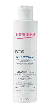 Топикрем PV DS Очищающий гель Topicrem Gel Nettoyant Douceur Gentle Cleansing Топикрем PV DS Очищающий гель Topicrem Gel Nettoyant Douceur Gentle Cleansing